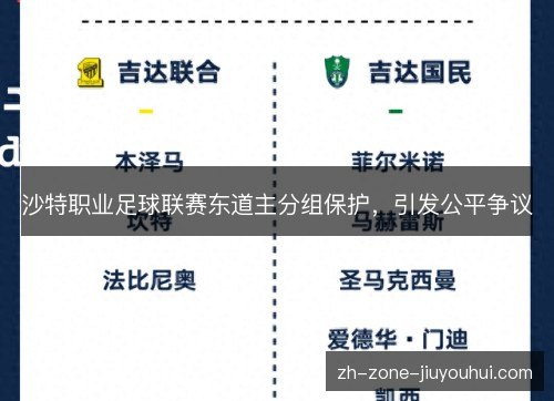 沙特职业足球联赛东道主分组保护，引发公平争议